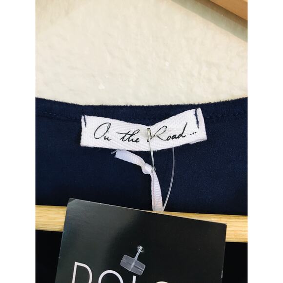 NWT Dolce On The Road Lace Up Faux Suede Short Sleeve Shift Dress - Picture 9 of 11